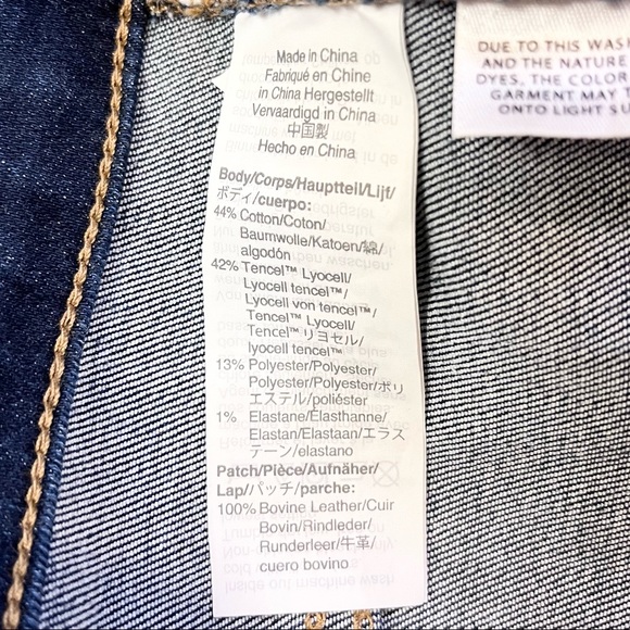 MADEWELL Women’s Curvy High-Rise Skinny Blue Denim Jeans 29 Tall - Picture 14 of 15